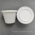 Taza de sopa de fibra de caña de azúcar 100% compostable 16OZ